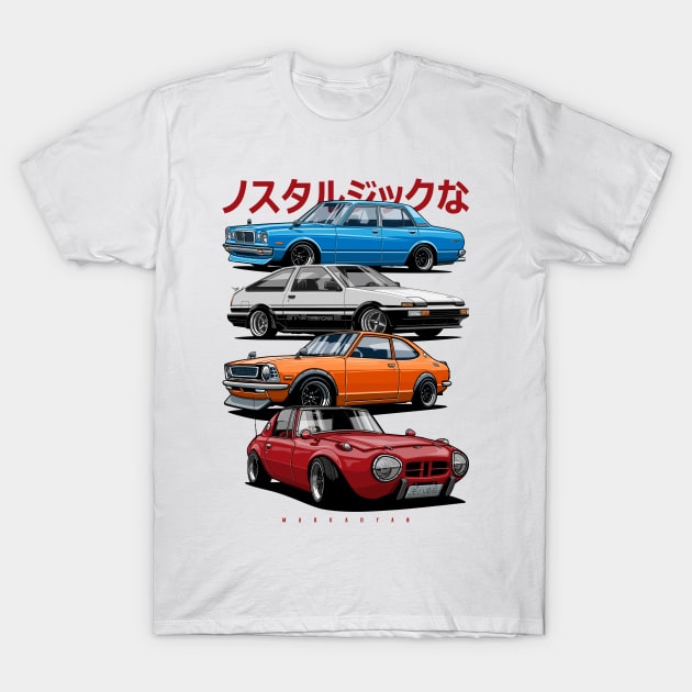 JDM mix T-Shirt by Markaryan